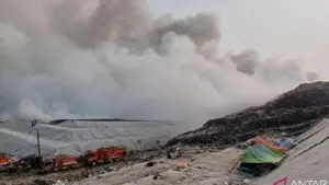 KLH Kirim Tim Pantau Kebakaran TPA Jatiwaringin, Kualitas Udara Masuk Kategori Berbahaya