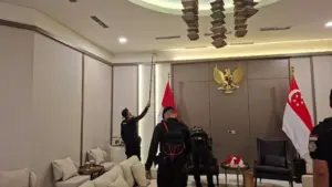 Brimob Sterilisasi Bandara Halim Jelang Kunjungan Perdana Menteri Singapura