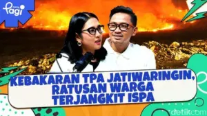 Kebakaran TPA Jatiwaringin Masih Berkobar Hari Ketiga, 154 Warga Terjangkit ISPA
